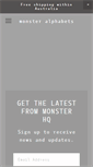 Mobile Screenshot of monsteralphabets.com